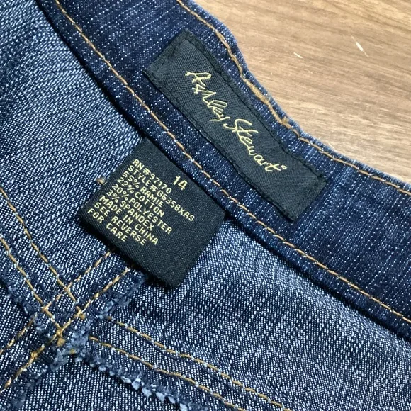 Ashley Stewart Denim Jean Skirt Womens size 14 - Picture 2 of 4